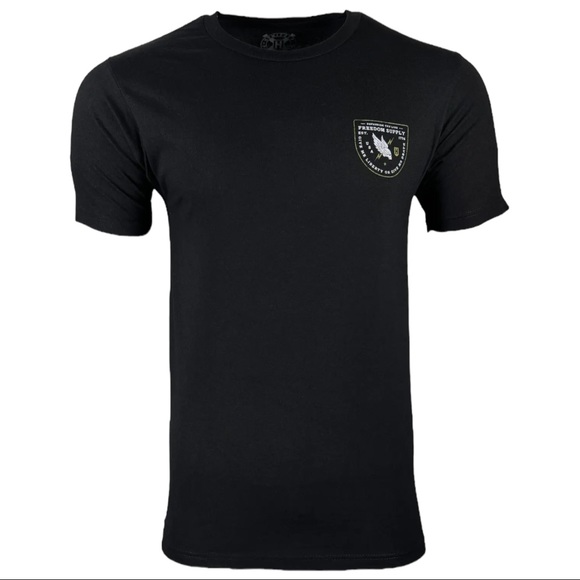 Howitzer Style Men's T-Shirt Freedom Line Military Grunt MFG - Picture 2 of 10